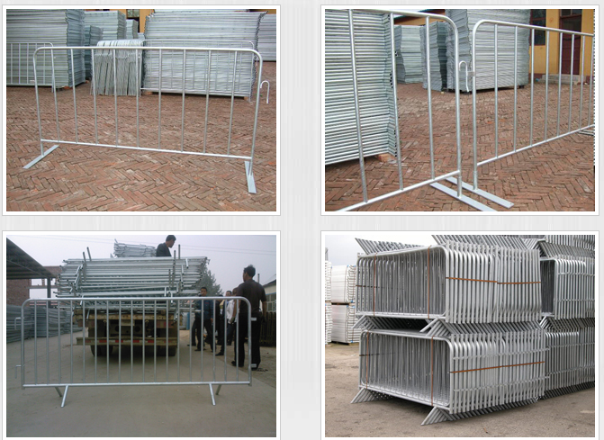 горячий окунутый гальванизированный барьер сдерживания толпы панели загородки временный 5