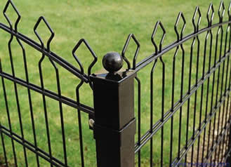 Custom hot dip galvanized 656 868 twin welded wire panel fence