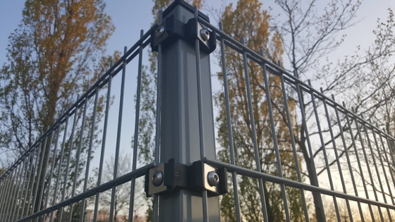 Custom hot dip galvanized 656 868 twin welded wire panel fence