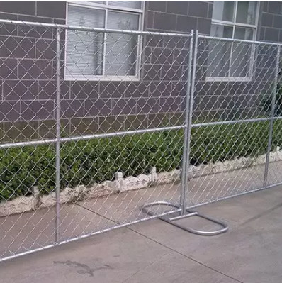 Secure galvanized movable fence temporary chain link fence panels American temporary fence