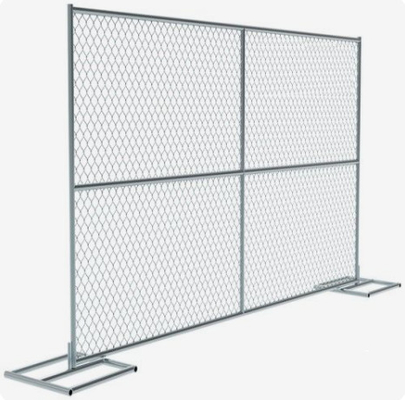 Secure galvanized movable fence temporary chain link fence panels American temporary fence
