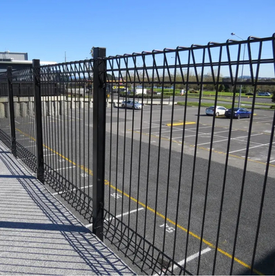 Ornamental Galvanized Outdoor  Welded BRC Mesh Fence/Roll Top Garden Security fence